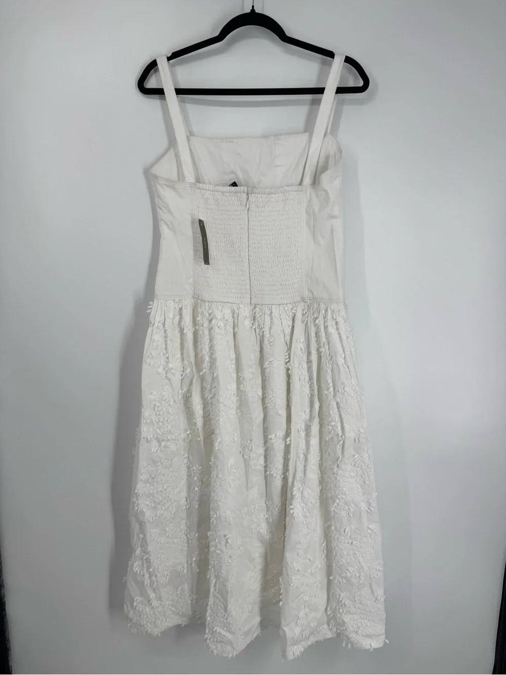 NWT J. Crew Collection Drop-waist Dress Embroidered Poplin Skirt White Size 6